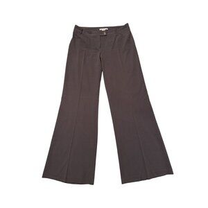 cAbi Women's Wide Leg Trousers/Slacks Pants Gray Slacks Size 10 Read Desc!!!